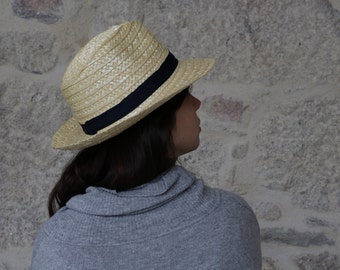 Straw hat - portuguese straw, handmade, Summer Sun Hat, woman/man.