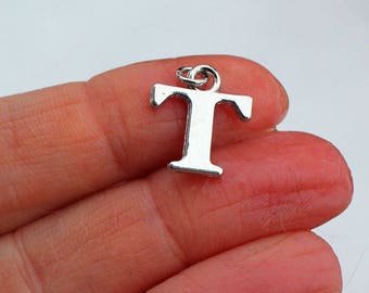 One Letter T, Alphabet Charm, T, Letter T
