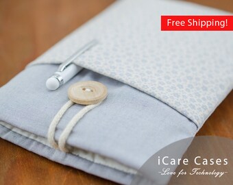 MacBook Pro Sleeve 13 MacBook Pro 13 Case Cover MacBook Pro Protective Case 13 inch Case for Mac Pro 13 Mac Pro Cases 13 in Blue Flower Her