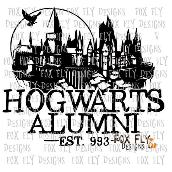 Download Hogwarts Alumni SVG Cricut Silhouette Harry Potter HP Ron