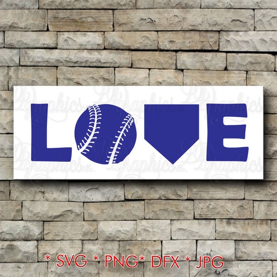 Download Love home Plate Softball/ SVG File/ Jpg Dxf Png/Digital Files