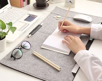Free shipping! Office Desktop Computer Mouse Pad , gray color , 64 x 33cm