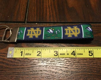 Notre Dame NCAA Key Fob/Chain/Wristlet