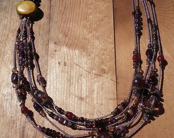 Vintage Statement Necklace and Earrings