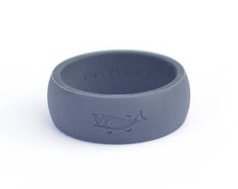 INSTYNCT Men's Silicone Ring for Fishermen and Outdoorsmen (Slate Color)