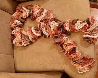 Patons Pirouette Sienna Sparkle Fashion Ruffle Scarf