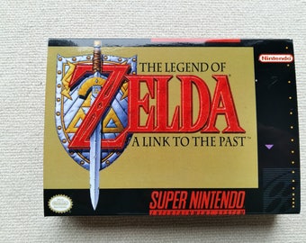 SNES Zelda Replacement Box Universal Video Game Case High Quality