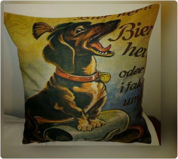 dachshund decorative pillows