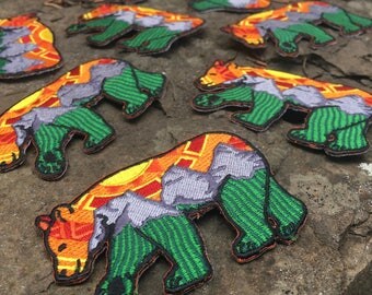 Three Sisters Bear - Embroidered Patch – Iron On
