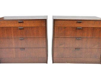 Mid Century dressers/nightstands (pair)