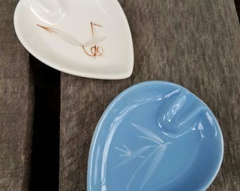 Vintage Winfield pottery - 2 personal ash trays - ASHTRAYS - mid century modern