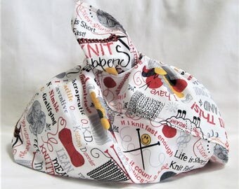 NEW - Medium Knitting Project Bento Bag