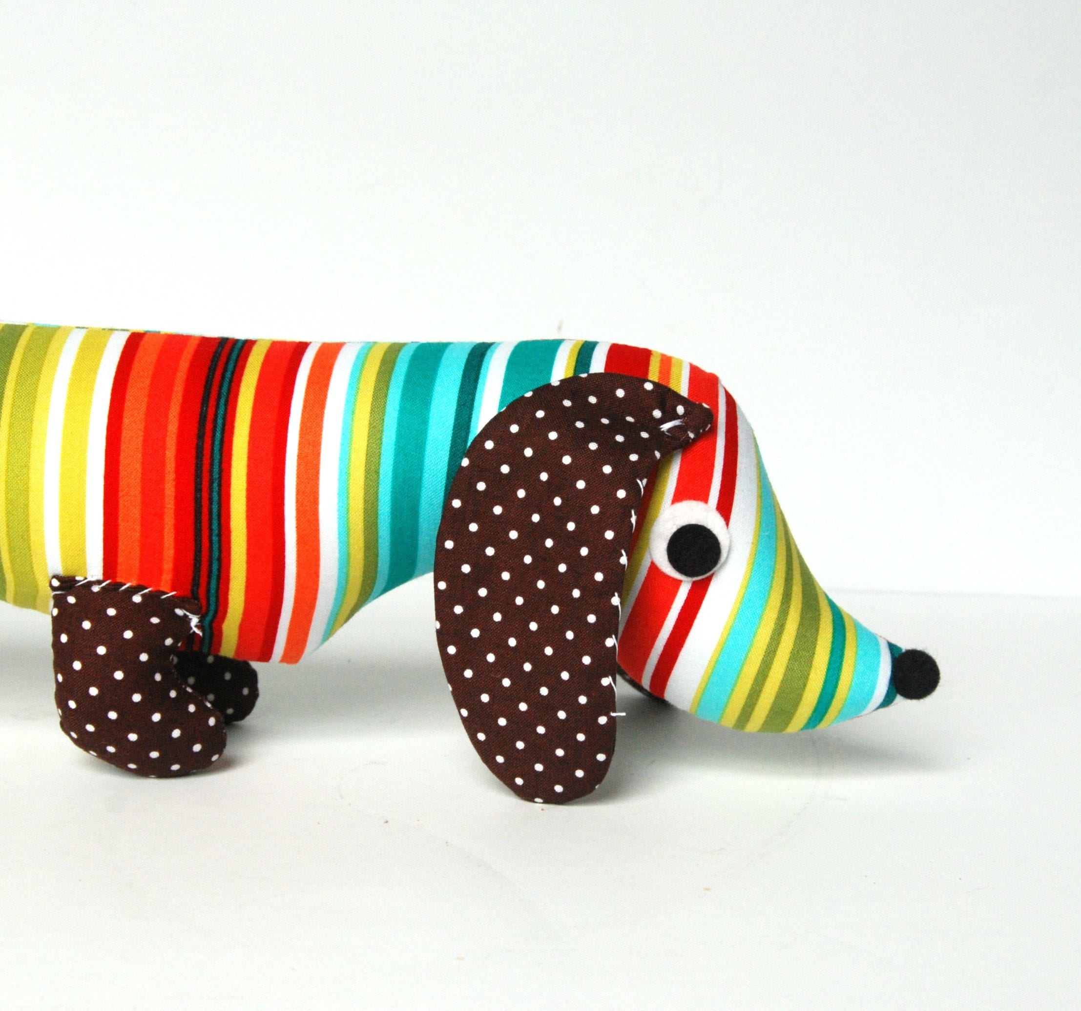 stuffed wiener dog toy