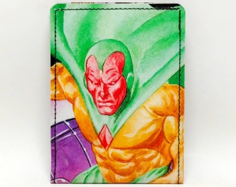 Sewn Duct Tape Comic Book Wallet - Vision