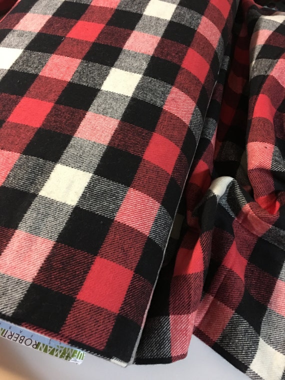 Buffalo Plaid fabric Brushed Flannel Flannel by the yard