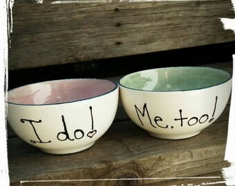 Custom personalized bowl kiln fired pottery tableware custom pottery bowls custom ice cream bowl custom cereal bowl pasta bowl wedding bowl