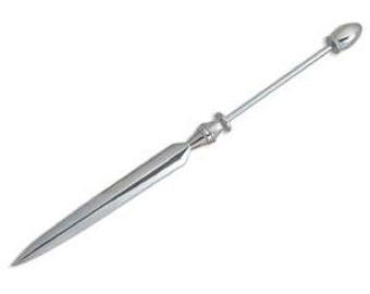 Beadable Letter Opener/Silver-Plated or Gold Plated