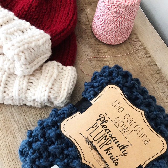 hand knit items by pleasantlyplumpknits on Etsy