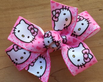 Hello Kitty Hair Bow - Hot Pink, Hello Kitty party, Hello Kitty party favors, hello kitty loot bags, Hello Kitty birthday party
