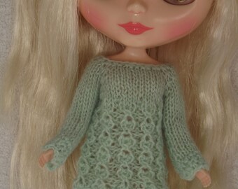 BLYTHE DRESS, Blythe Outfit Blythe Dress, Blythe clothes, Blythe knitted Dress