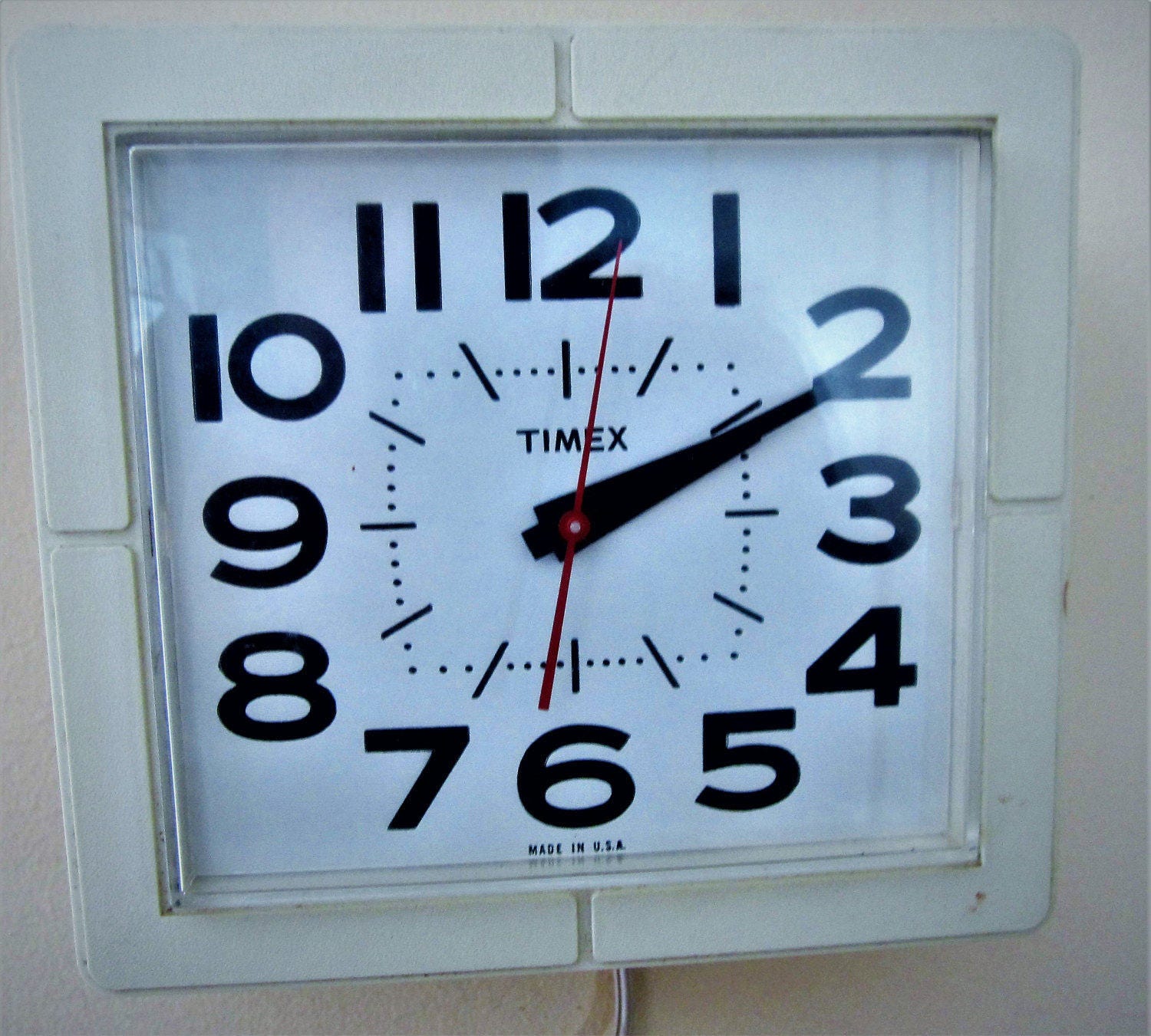 timex wall clock