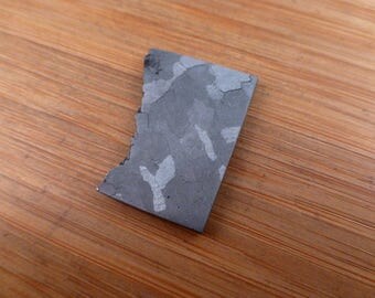 Campo Del Cielo Iron Meteorite slice / cabochon. Shooting Star.