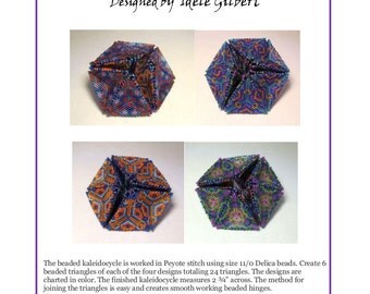 Beaded Kaleidocycle "Be Dazzled"