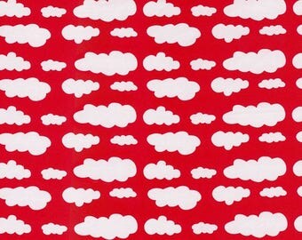 Cloud jersey, clouds, bright jersey, red cloud jersey, red cloud knit