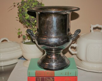 Vintage Large Wm A Rogers by Oneida Silver Champagne Bucket Trophy Cup No Monogram