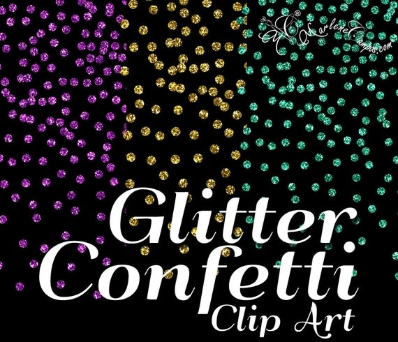 Glitter Confetti Clip Art, Confetti clip art, Glitter clipart clip art