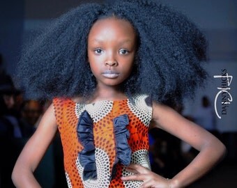 Pretty Ankara girl dress, African girl dresses, Pretty Ankara girl dresses, African Clothing, Angelina African print Dress