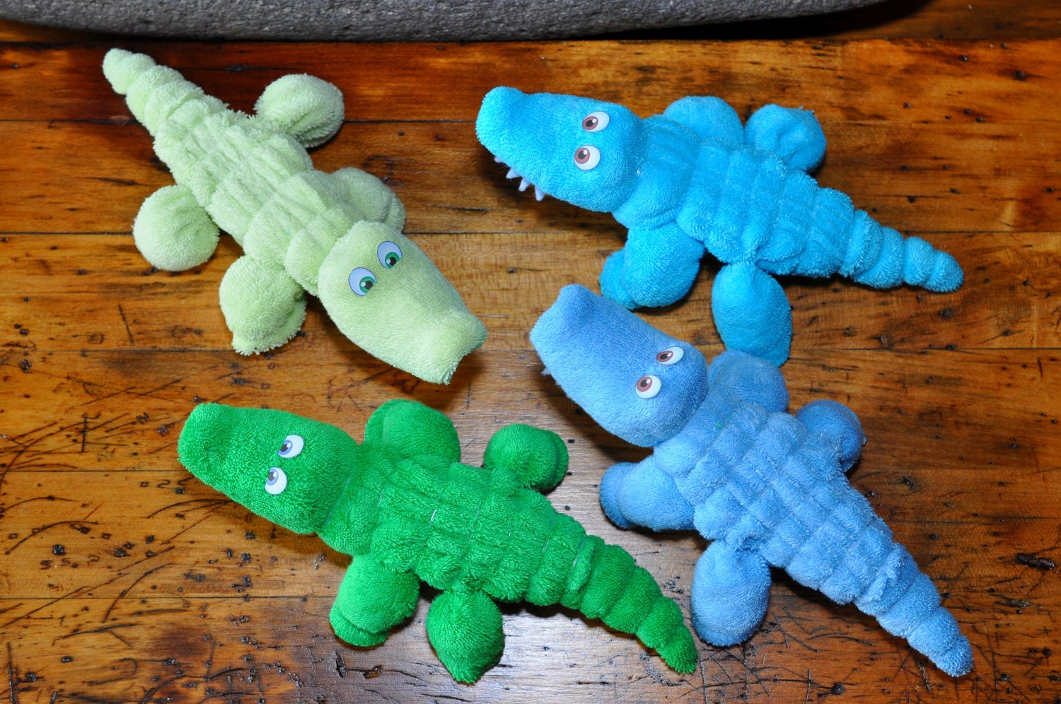 Washcloth Alligator, Baby Washcloth Crocodile , WashAgami