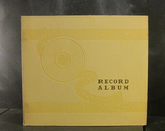Vintage LP Vinyl Record Storage Folder
