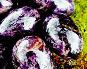 Cacoxenite, Cacoxenite egg, Rare Cacoxenite, Cacoxenite Amethyst, Cacoxenite crystal, Super 7 gem, Super 7, Healing crystal, Rocks Geodes
