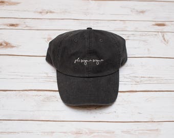 Phi Sigma Sigma Hat, Baseball Hat, Sorority Hat, Phi Sigma Sigma