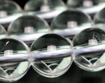 8MM Crystal Clear Quartz Beads Grade AA Genuine Natural Gemstone Full Strand Round Loose Beads 15.5" BULK LOT 1,3,5,10 and 50 (100750-305)
