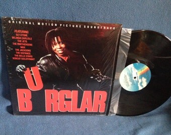 RARE Vintage, "Burglar" Original Soundtrack Vinyl LP Record Album, Original First Press, In Shrink, The Jacksons, Sly Stone, The Smithereens