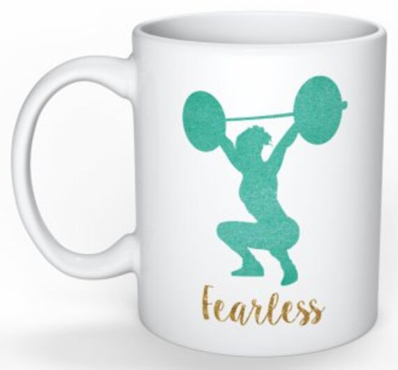 Weightlifting Gift for Woman Weightlifter Coffee Mug Crossfit