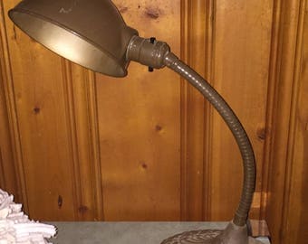 Industrial Gooseneck Lamp Classic Antique Vintage Industrial Metal Gooseneck Lamp Steampunk Desk Lamp #803