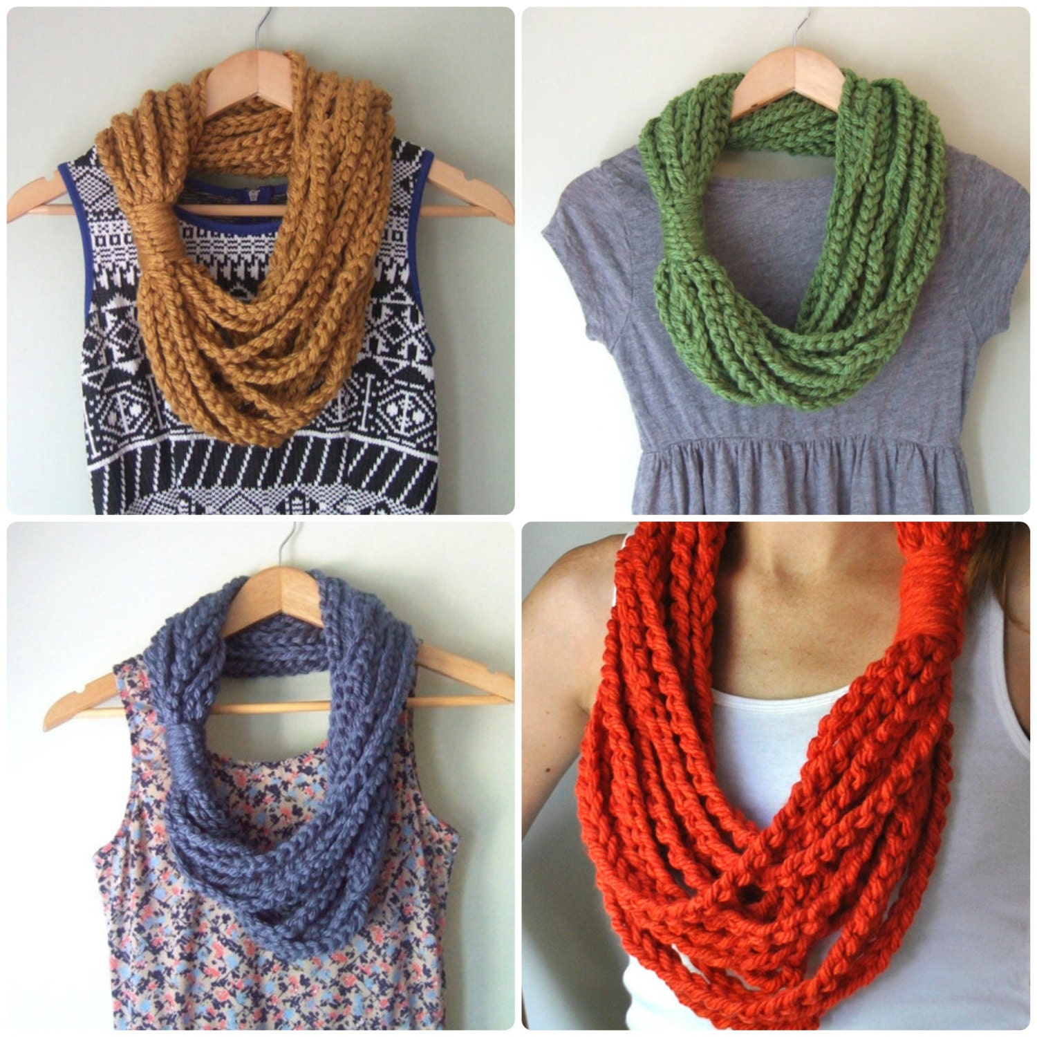 Chain Scarf Necklace .. Made to Order .. Eternity Scarf