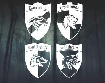 Hogwarts House Crest Vinyl Decal