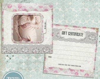 ON SALE Photography Gift Certificate Template, vol. 3 - INSTANT Download