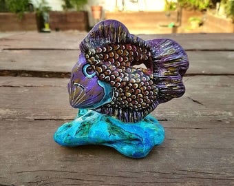 Fish paperweight | Etsy