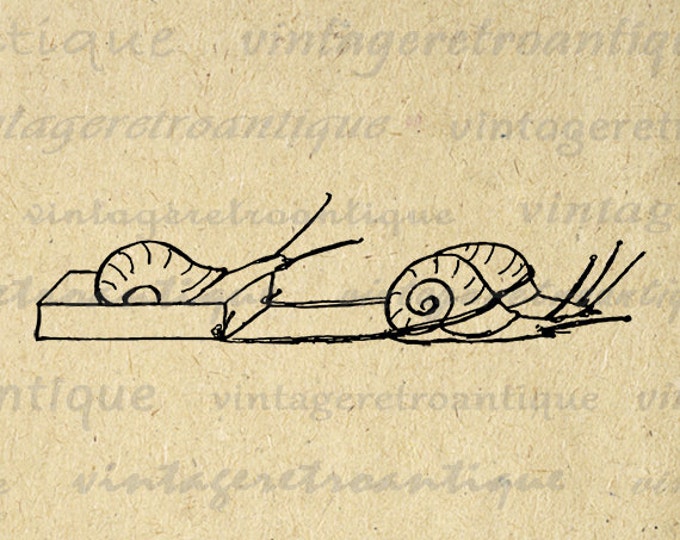 Snail Carriage Image Digital Printable Cute Illustration Graphic Download Vintage Clip Art Jpg Png Eps HQ 300dpi No.3248