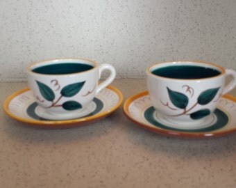 Pair of Stangl Cups and Saucers