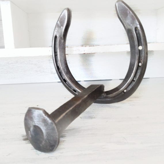 Horseshoe Railroad-Spike Hook The Heritage Forge