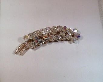 Clear Juliana Brooch with Crystal Dangles