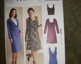 Kwik Sew 3825 Misses XS to XL Dresses and Top
