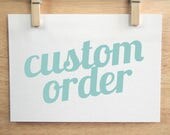 Custom Order for Nitasha Bones