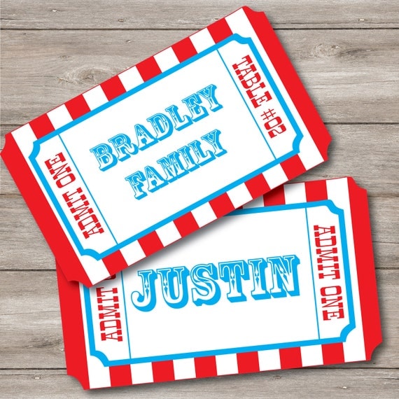 Big Carnival Tickets to Print at Home DIY Printable Carnival